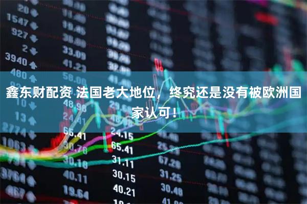 鑫东财配资 法国老大地位，终究还是没有被欧洲国家认可！