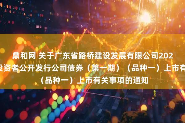 鼎和网 关于广东省路桥建设发展有限公司2025年面向专业投资者公开发行公司债券（第一期）（品种一）上市有关事项的通知